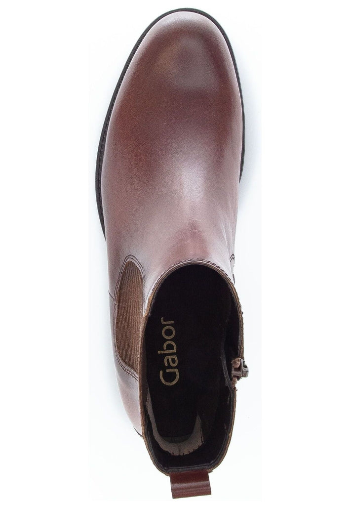 Gabor Stiefelette Leder/Textil Braun Warmfutter