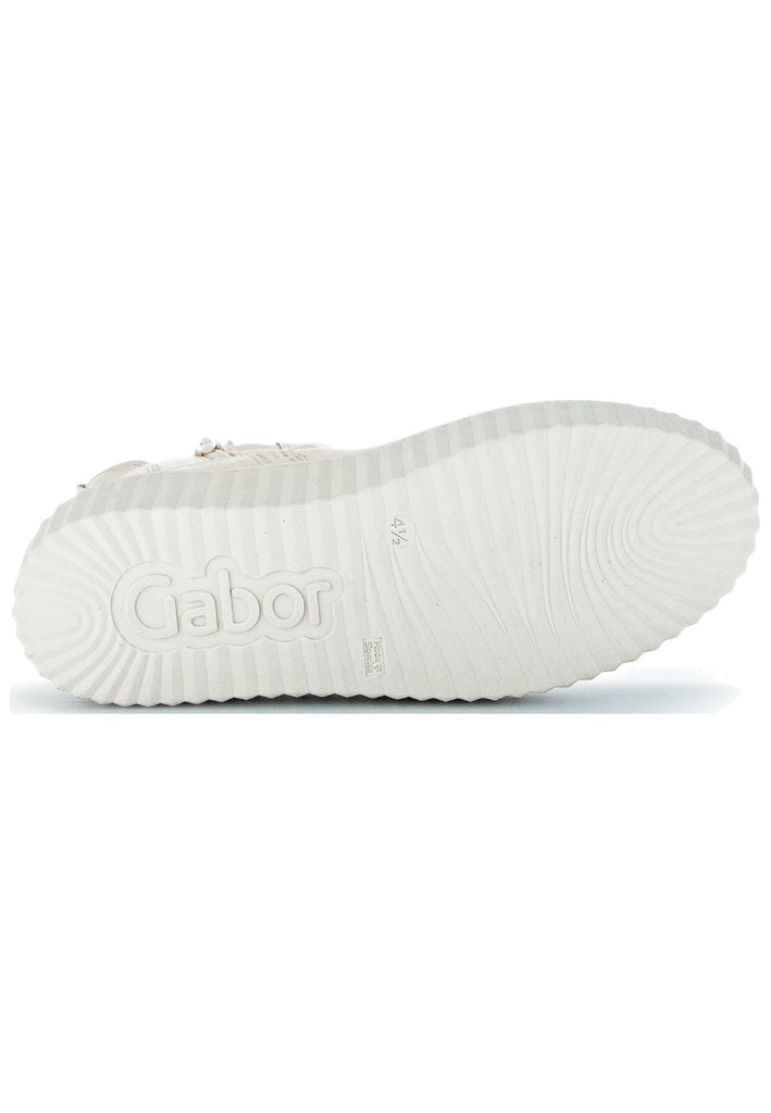 Gabor Stiefelette Leder/Textil Creme