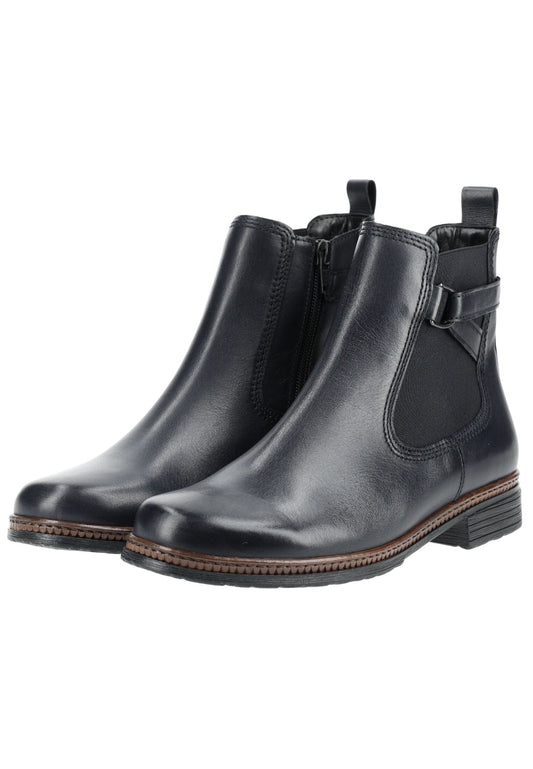 Gabor Stiefelette Leder/Textil Dunkelblau