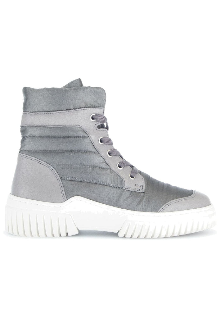Gabor Stiefelette Leder/Textil Grau