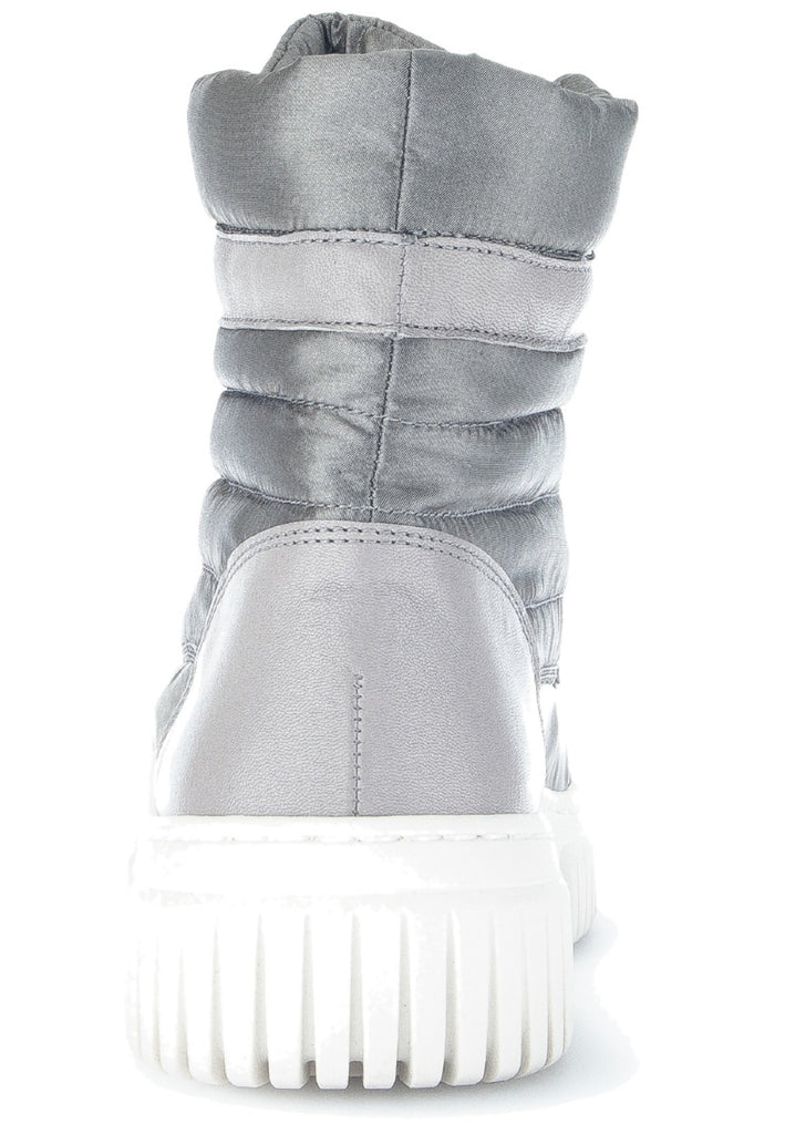 Gabor Stiefelette Leder/Textil Grau
