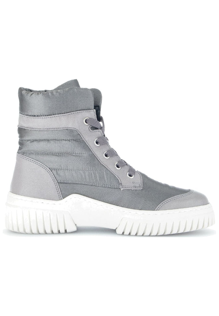 Gabor Stiefelette Leder/Textil Grau