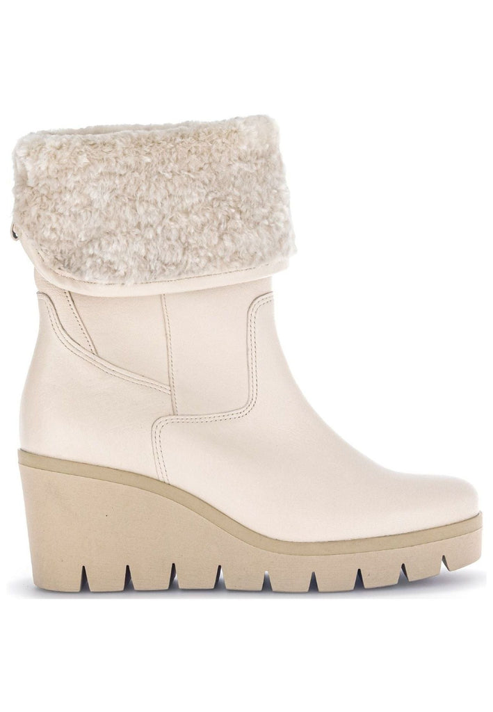 Gabor Stiefelette Leder/Textil Hellbeige