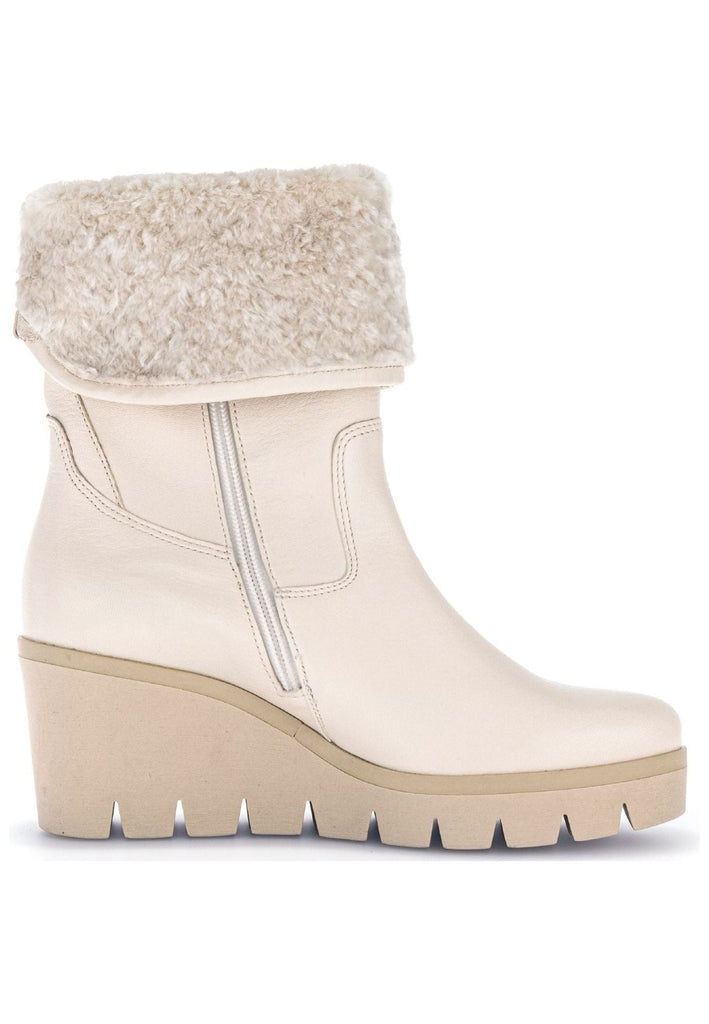 Gabor Stiefelette Leder/Textil Hellbeige