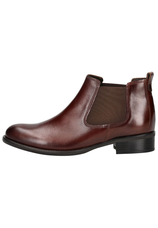 Gabor Stiefelette Leder/Textil Mittelbraun