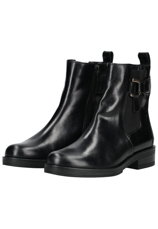 Gabor Stiefelette Leder/Textil Schwarz