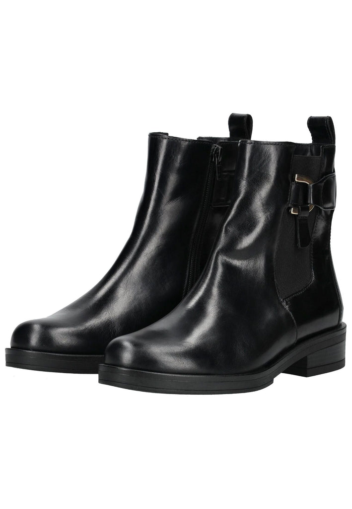 Gabor Stiefelette Leder/Textil Schwarz