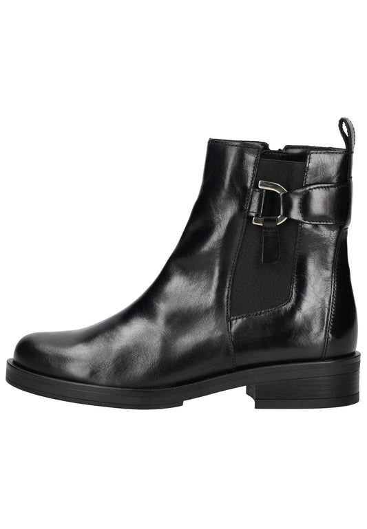 Gabor Stiefelette Leder/Textil Schwarz