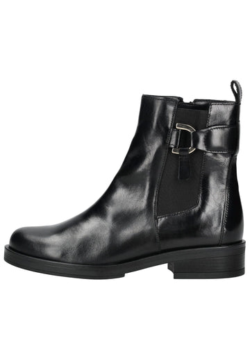 Gabor Stiefelette Leder/Textil Schwarz