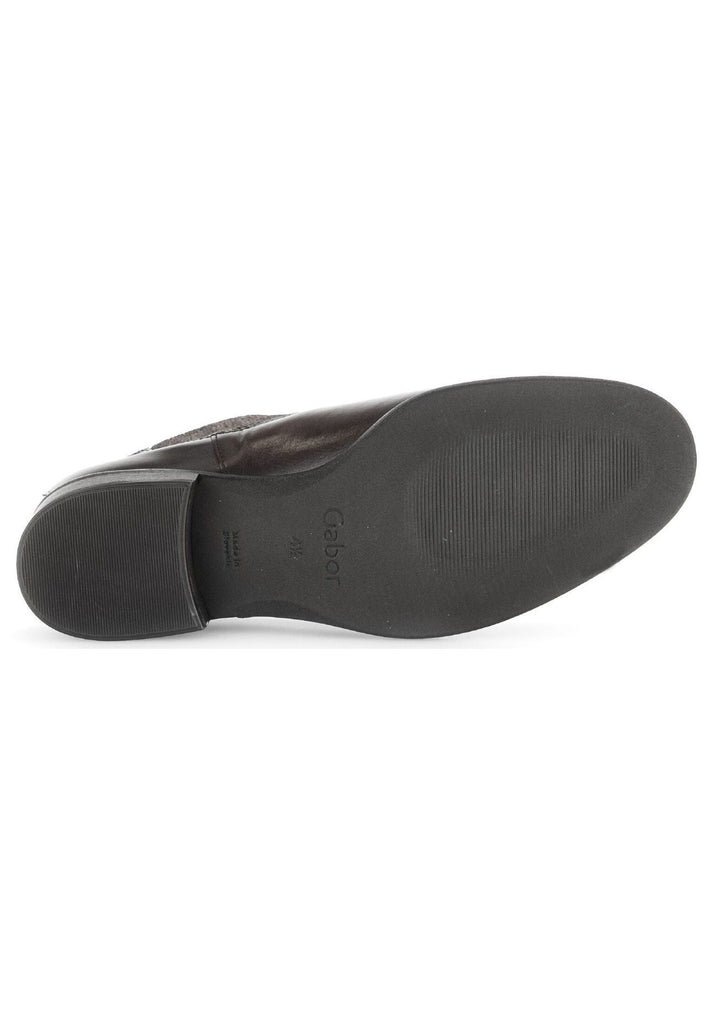 Gabor Stiefelette Leder/Textil Schwarz