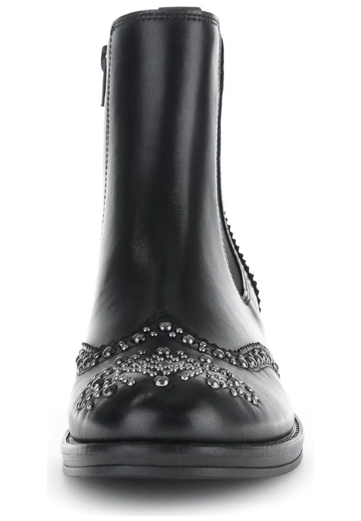 Gabor Stiefelette Leder/Textil Schwarz