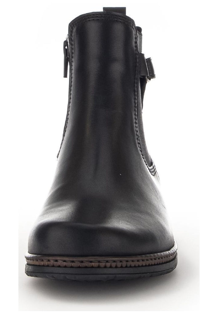 Gabor Stiefelette Leder/Textil Schwarz