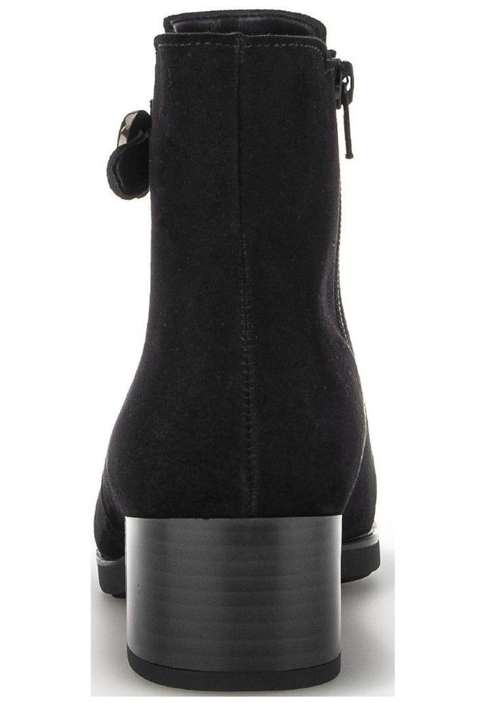 Gabor Stiefelette Leder/Textil Schwarz