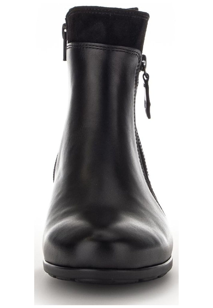 Gabor Stiefelette Leder/Textil Schwarz
