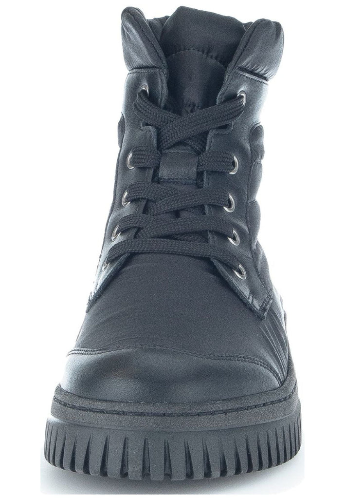 Gabor Stiefelette Leder/Textil Schwarz