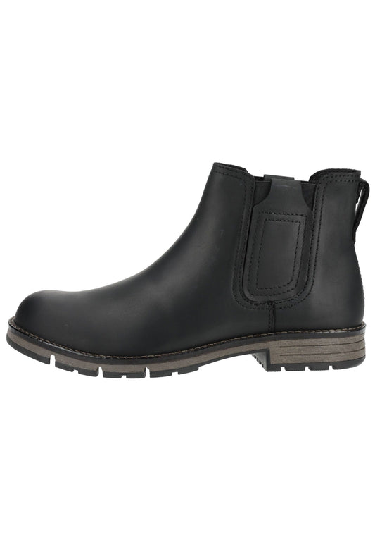 Gabor Stiefelette Leder/Textil Schwarz