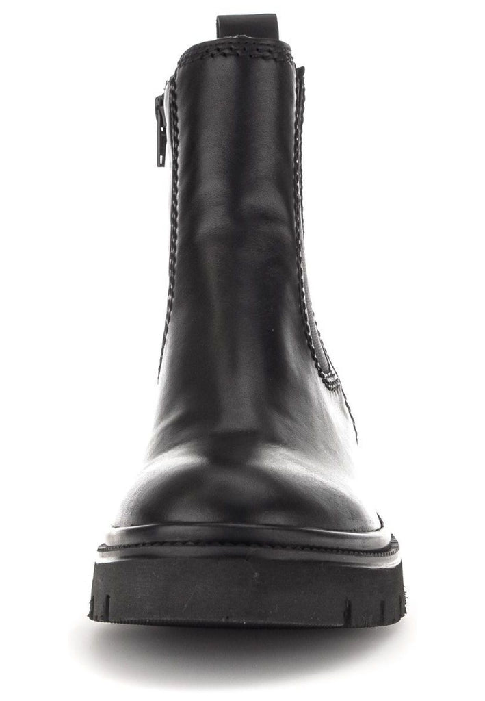 Gabor Stiefelette Leder/Textil Schwarz Warmfutter