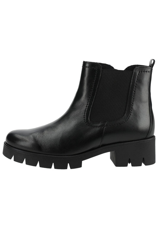 Gabor Stiefelette Leder/Textil Schwarz Warmfutter