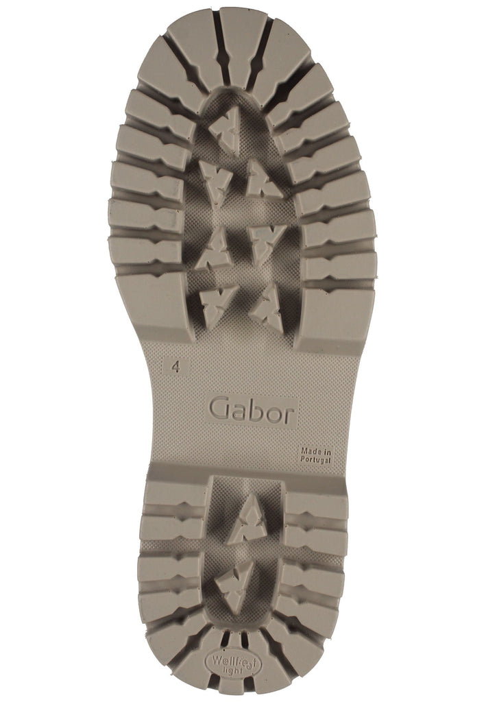 Gabor Stiefelette Leder Weiß/Beige