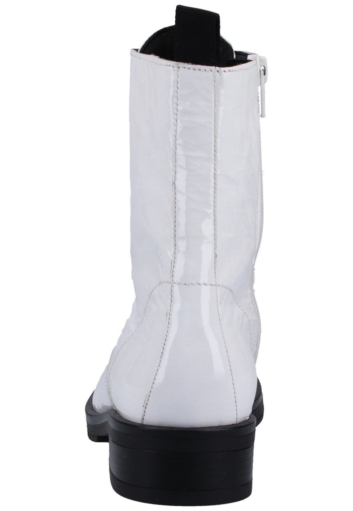 Gabor Stiefelette Leder Weiß/Schwarz