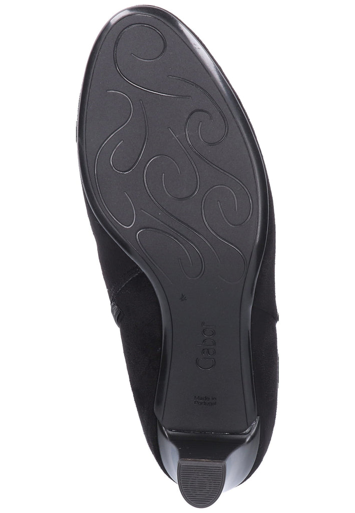 Gabor Stiefelette Lederimitat Schwarz