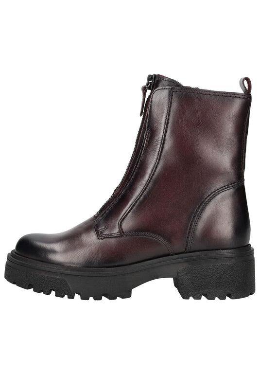 Gabor Stiefelette Nappaleder Bordeaux Warmfutter