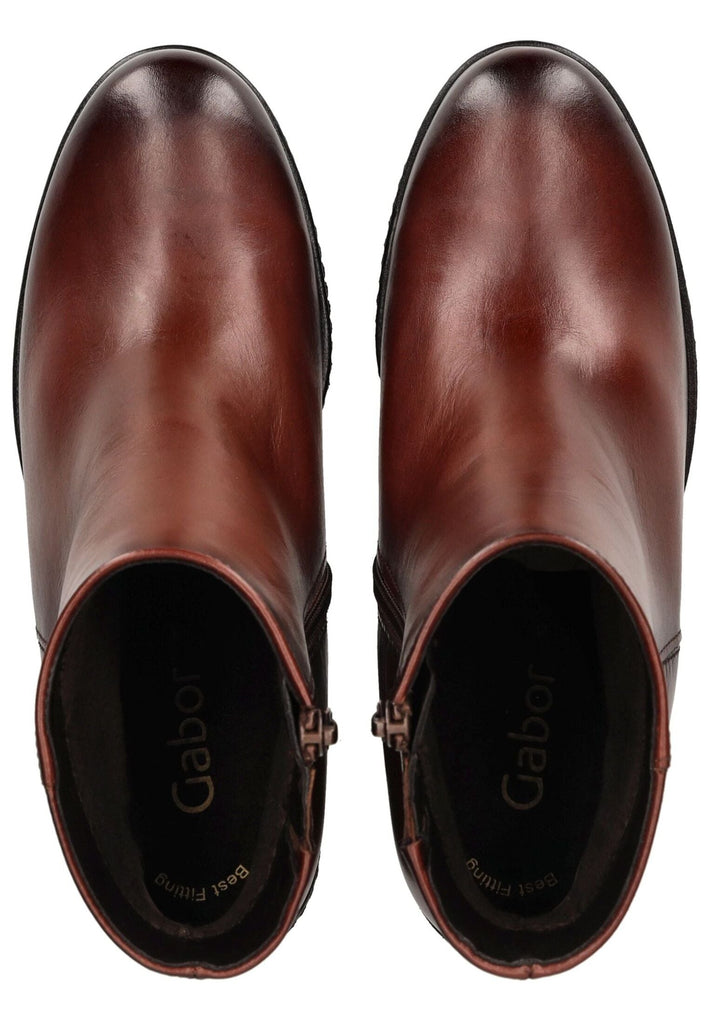 Gabor Stiefelette Nappaleder Braun
