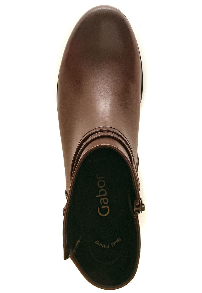 Gabor Stiefelette Nappaleder Braun