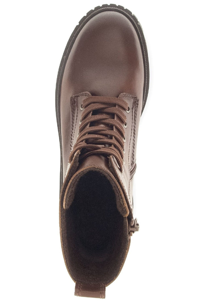 Gabor Stiefelette Nappaleder Braun Warmfutter