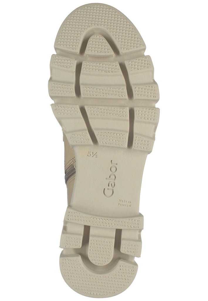 Gabor Stiefelette Nappaleder Kiesel