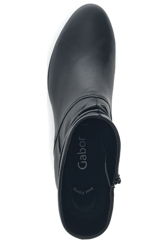 Gabor Stiefelette Nappaleder Schwarz