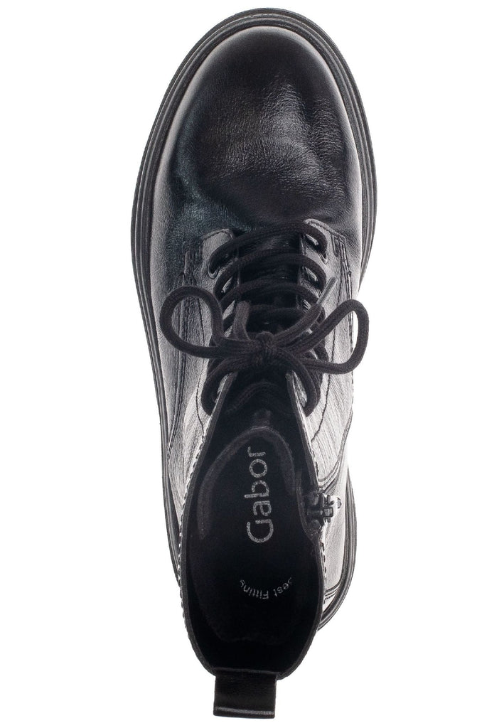 Gabor Stiefelette Nappaleder Schwarz