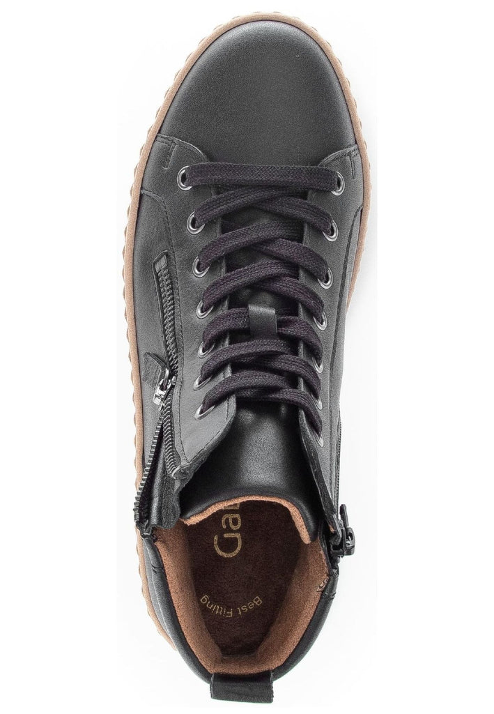 Gabor Stiefelette Nappaleder Schwarz/Braun