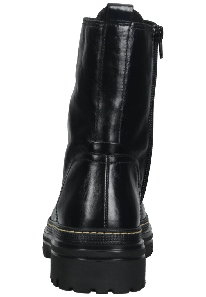 Gabor Stiefelette Nappaleder Schwarz/Gold