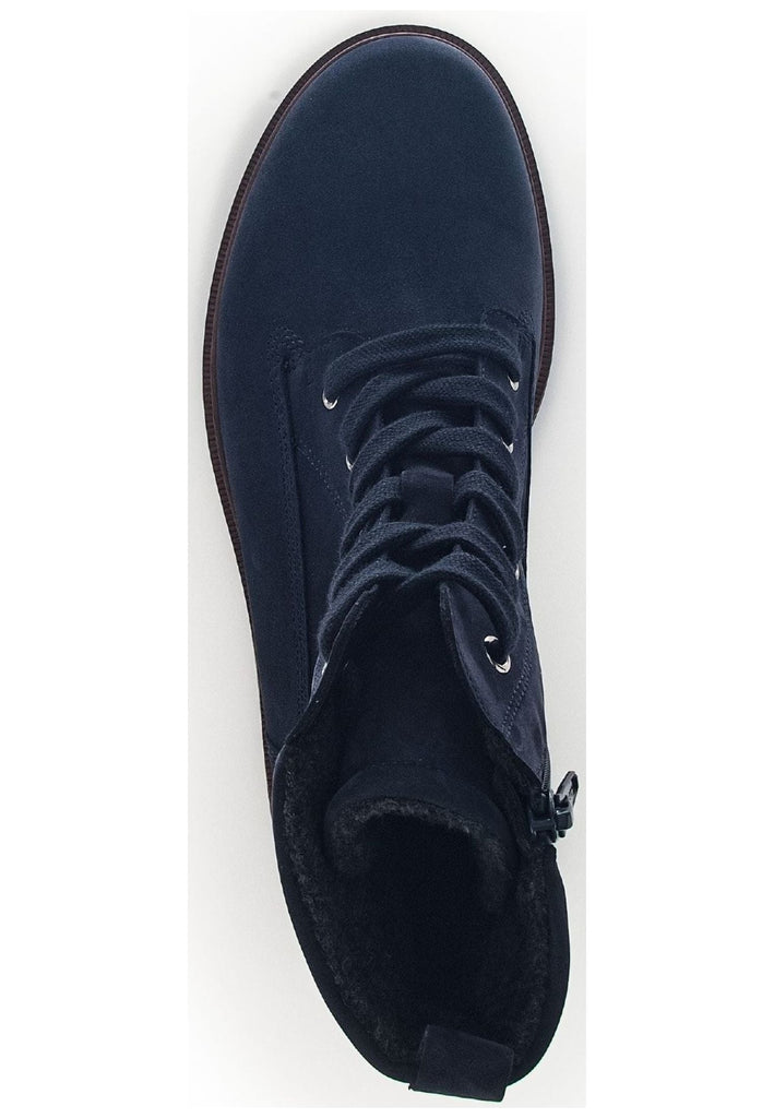 Gabor Stiefelette Nubukleder Blau