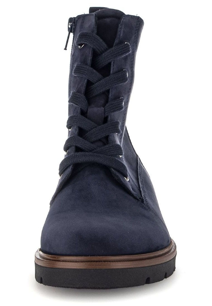 Gabor Stiefelette Nubukleder Dunkelblau Warmfutter