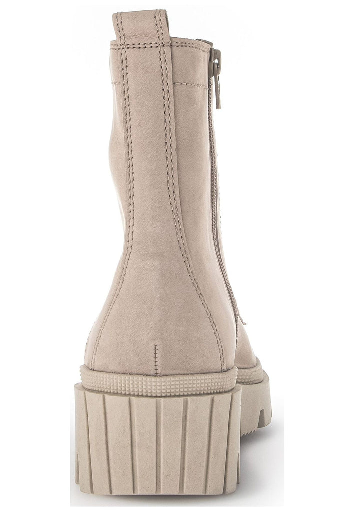 Gabor Stiefelette Nubukleder Leinen