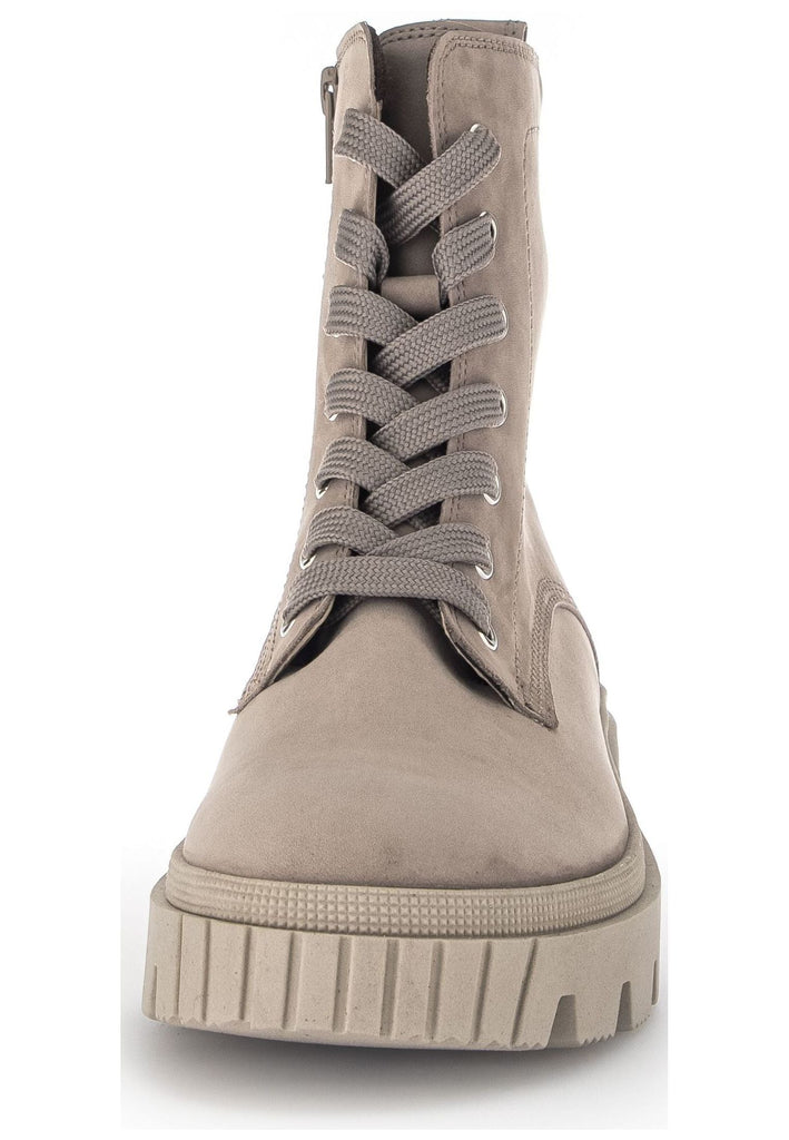 Gabor Stiefelette Nubukleder Leinen