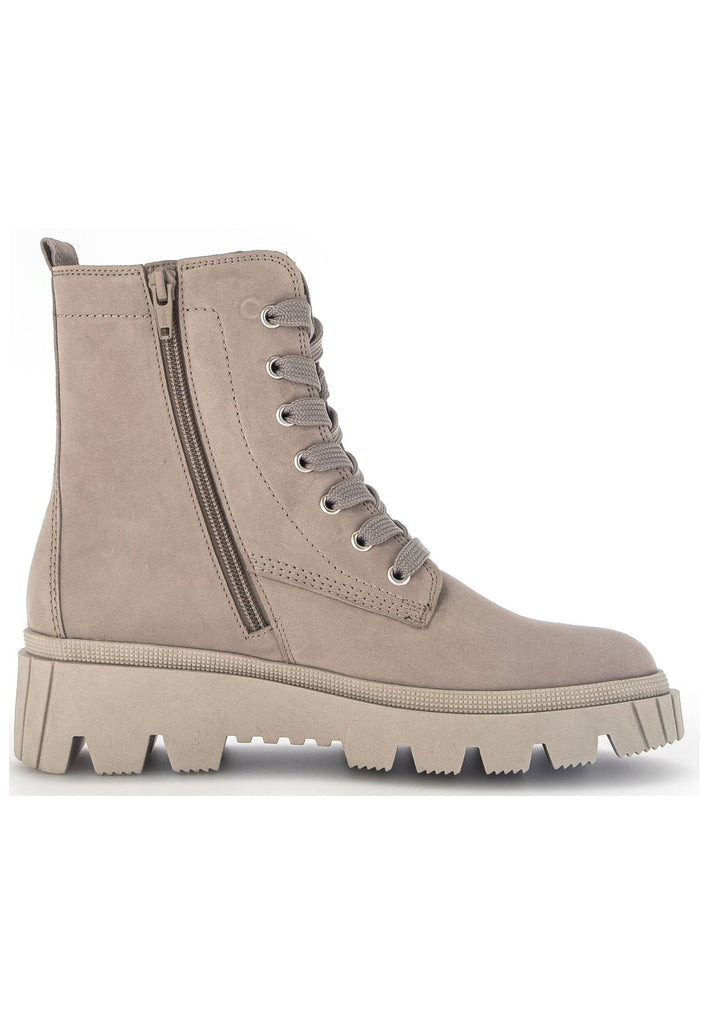 Gabor Stiefelette Nubukleder Leinen