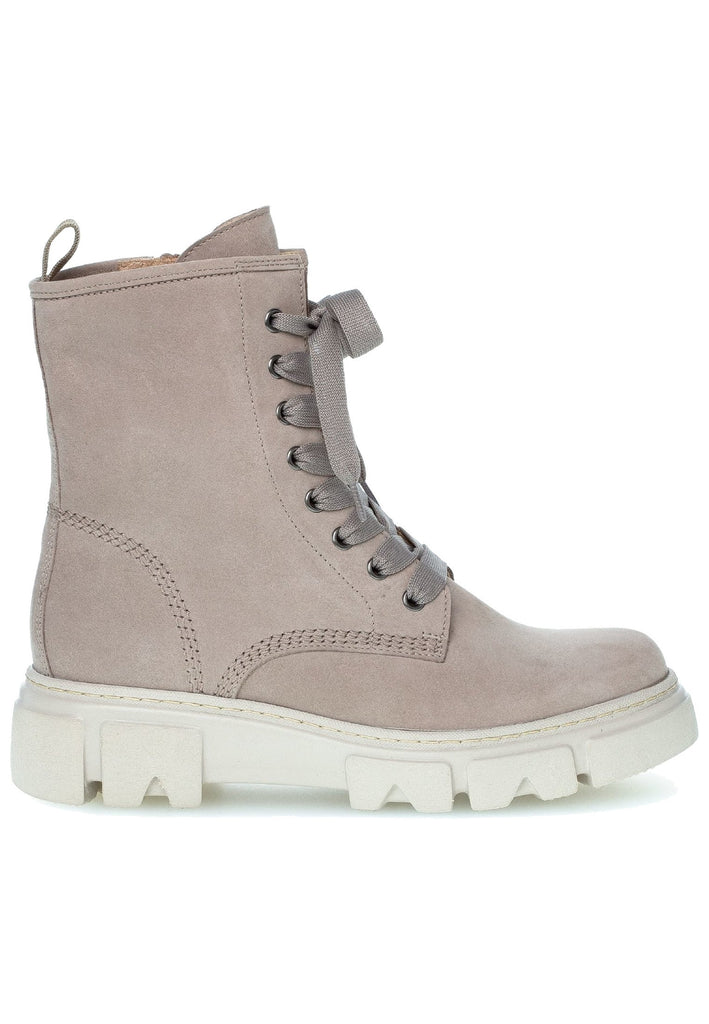 Gabor Stiefelette Nubukleder Leinen