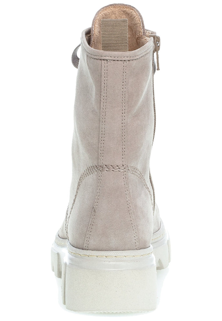 Gabor Stiefelette Nubukleder Leinen