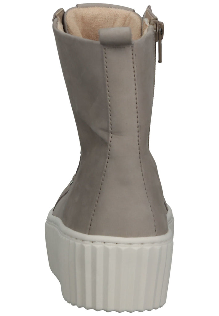 Gabor Stiefelette Nubukleder Leinen