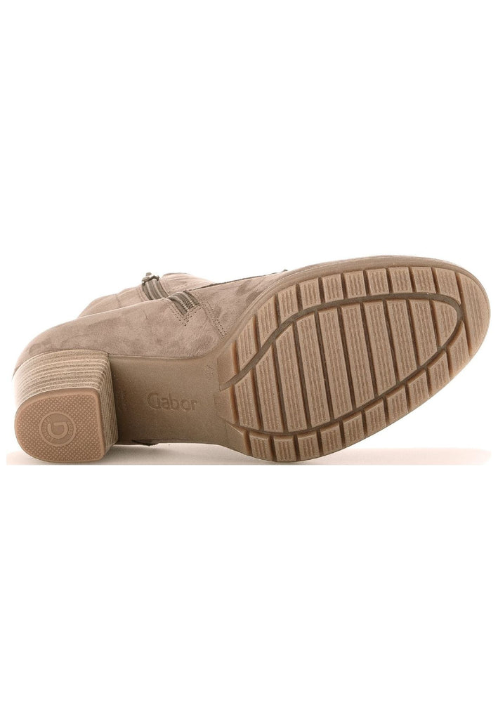 Gabor Stiefelette Nubukleder Muskat