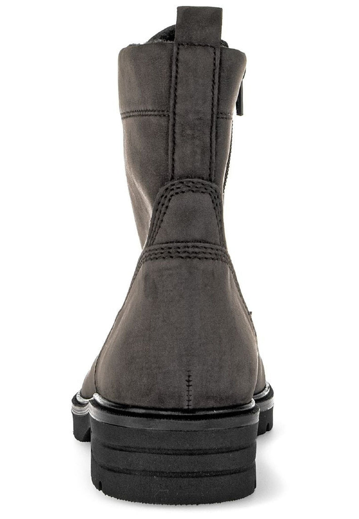Gabor Stiefelette Nubukleder Pepper Warmfutter