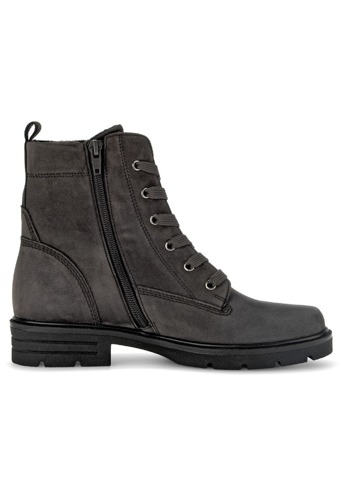 Gabor Stiefelette Nubukleder Pepper Warmfutter