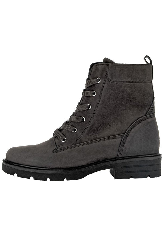 Gabor Stiefelette Nubukleder Pepper Warmfutter