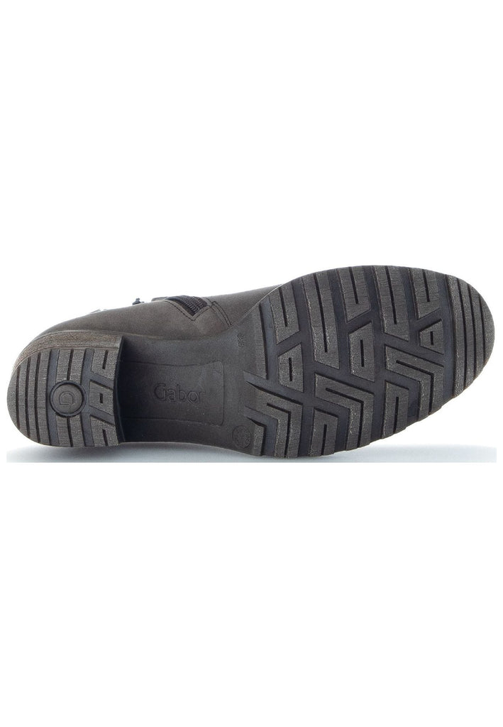 Gabor Stiefelette Nubukleder/Textil Espresso