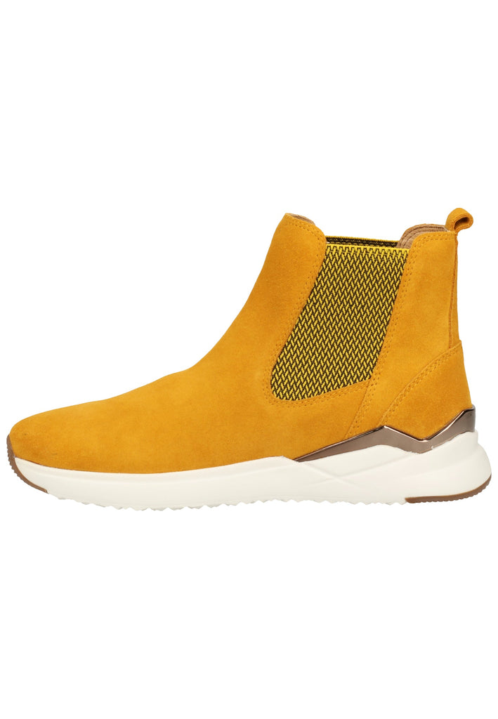 Gabor Stiefelette Nubukleder/Textil Gelb
