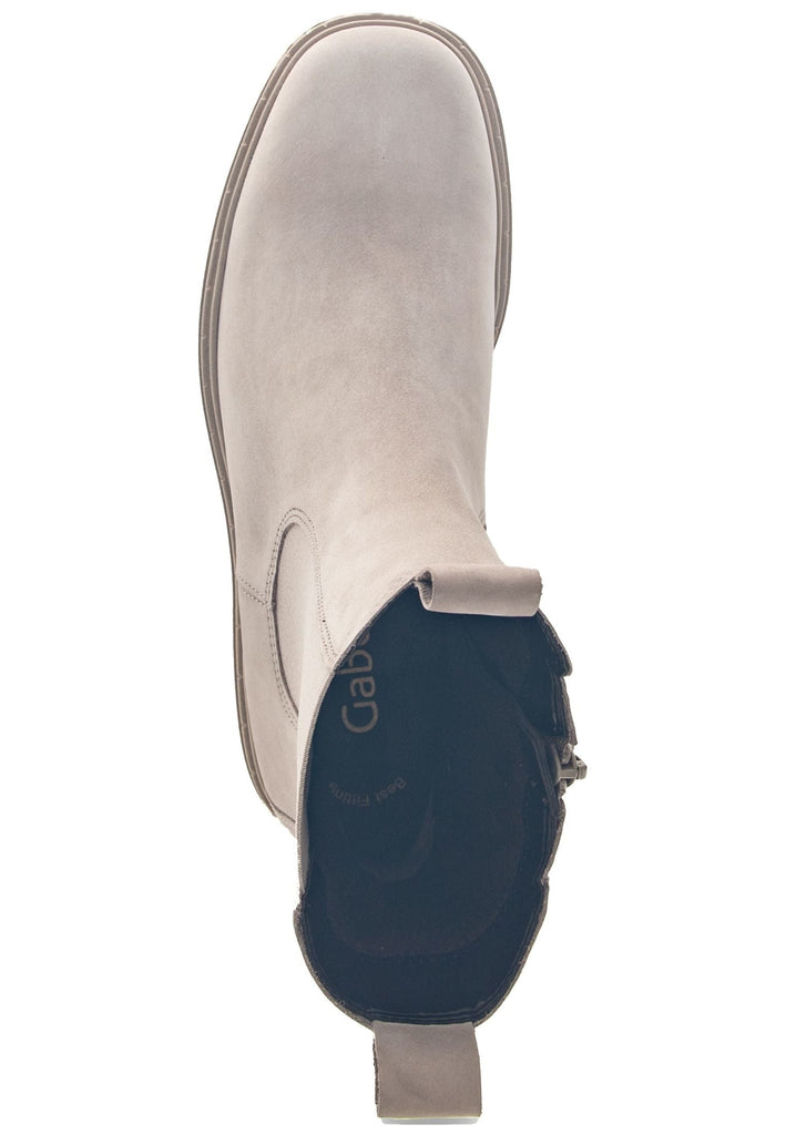 Gabor Stiefelette Nubukleder/Textil Leinen