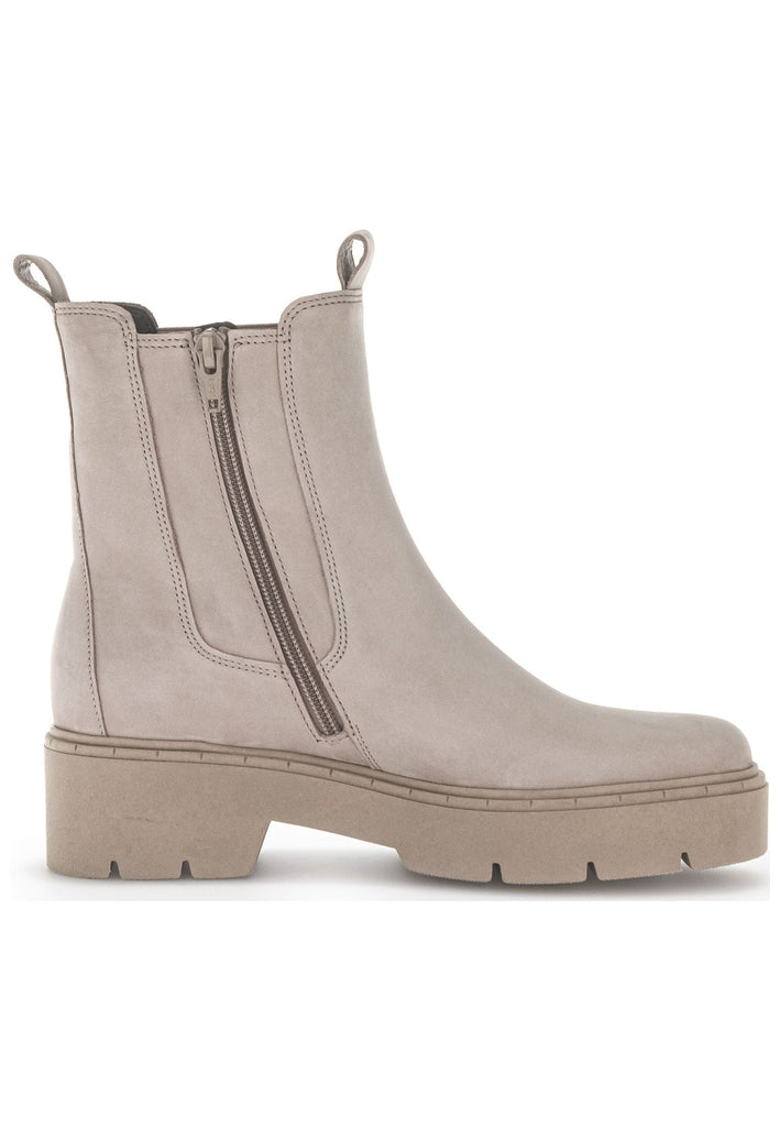 Gabor Stiefelette Nubukleder/Textil Leinen